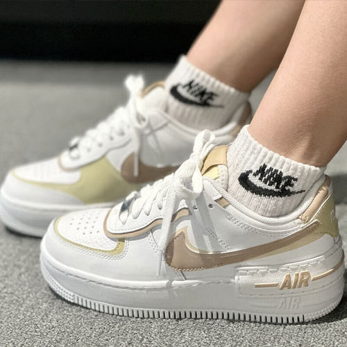 26新款Nike耐克运动鞋女子AF1 SHADOW空军一号厚底低帮板鞋DZ1847 - 图0