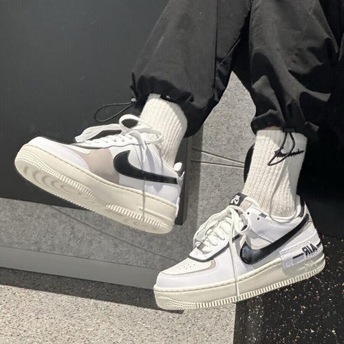 26新款Nike耐克运动鞋女子AF1 SHADOW空军一号厚底低帮板鞋DZ1847 - 图1