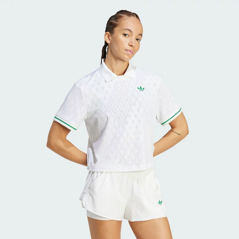 Adidas, теннисная форма, поло, 25 лет, с коротким рукавом