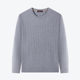Qipai Sweater Men's Autumn and Winter New Fashion Casual Wool Warm Round Neck Sweater