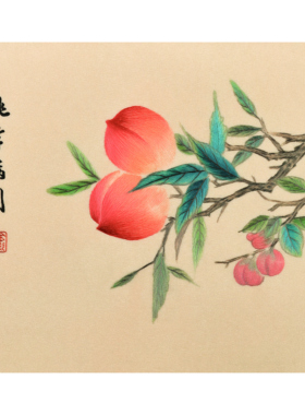 金彩霞湘绣教师节礼物桃李满园