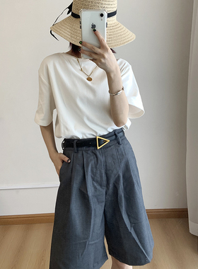 配裙子三角形韩国牛仔女士腰带