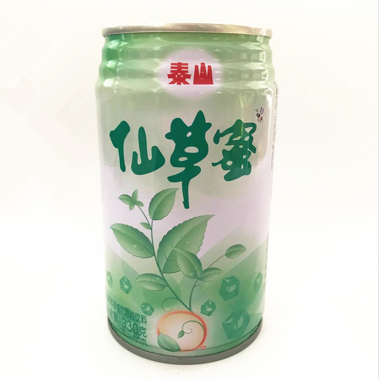 台湾泰山仙草蜜330ml*24罐凉茶烧仙草饮料清凉一夏常备祛火黑凉粉-图2