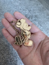 Foreign Trade Tailstock Hong Kong Souvenirs Golden Rice Mickey Mouse Pendant Sweater Chain Send Little Children Gifts Beautifully