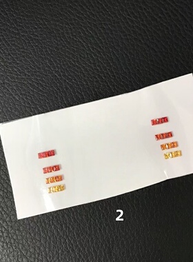 正方直角实验室培育彩虹渐变配石裸石 耐高温 首饰手链戒指蜡镶