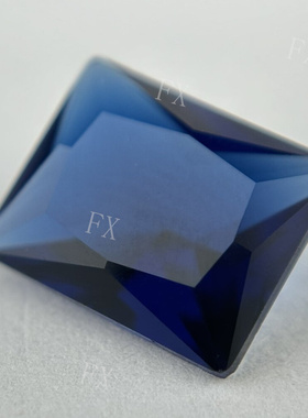 长方直角车花彩玻璃多色组合 梧州人造玻璃闪钻裸石镶嵌用主石diy