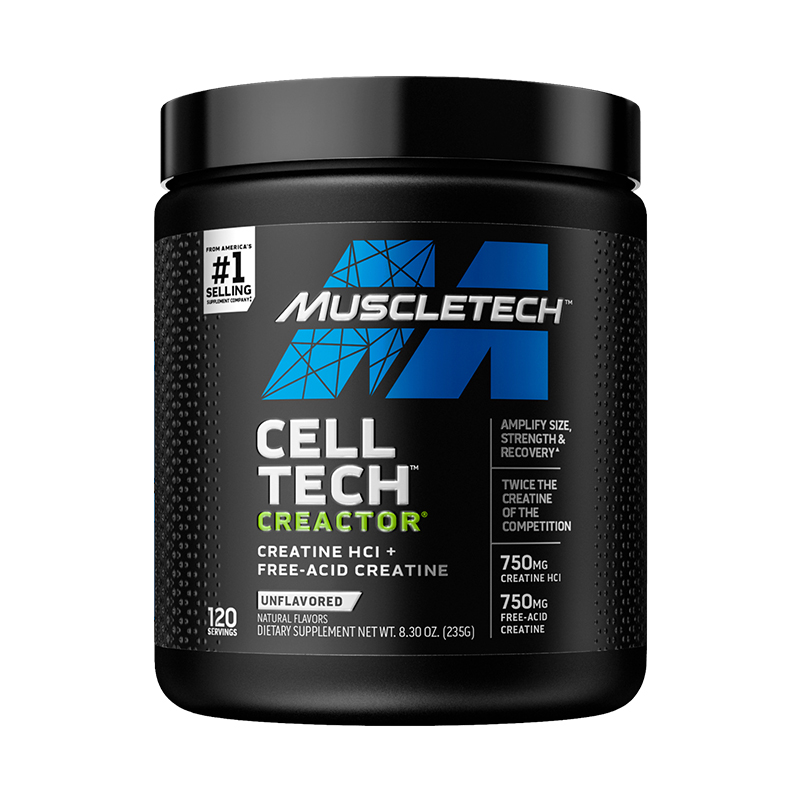 肌肉科技MuscleTech 白金纯盐酸肌酸粉 增健身爆发力耐力 120份 - 图3