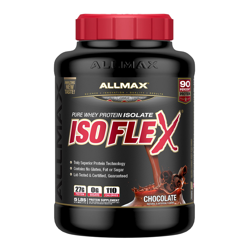 AllMax IsoFlex水解分离乳清蛋白质粉whey 瘦人增肌重健身5磅进口