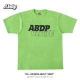 ABDP 23SS Американский случайный баскетбольный хлопок с коротким -насыщенным спортивным уличным трендом мужчины и женщины чистый цвет круглый шее тренд T t