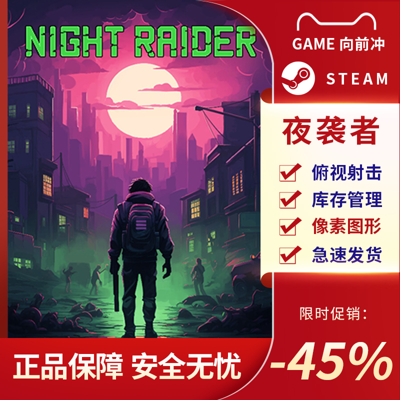 夜袭者 Night Raider STEAM正版 PC中文 冒险 俯视射击 恐怖 氛围 - 图1