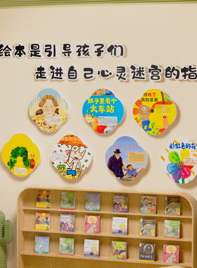 绘本馆教室阅读区幼儿园装饰贴