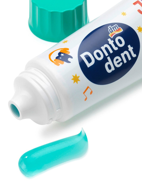 德国原装进口DM东托儿童含氟防蛀牙6岁以上换牙期牙膏10岁小学生