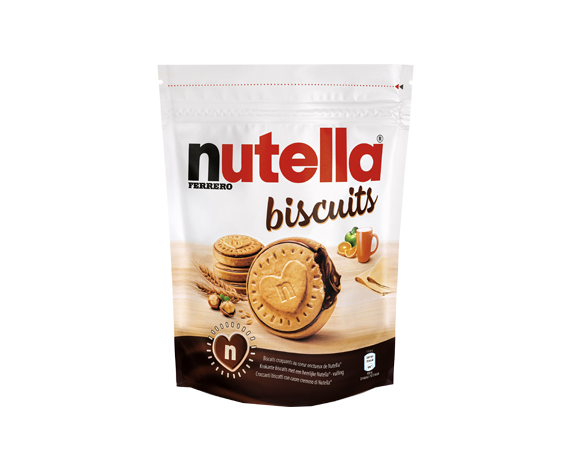 现货意大利进口费列罗能多益Nutella biscuits榛子巧克力爱心饼干 - 图2