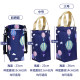 Portable cup holder storage tote bag