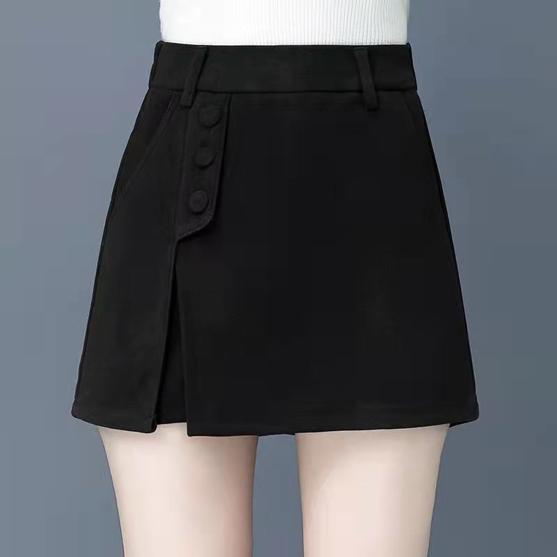 高腰短裤女宽松外穿裤裙假两件秋冬2025年新款显瘦洋气裙裤女裤子,淘宝优惠券,粉丝福利购,淘宝优惠卷