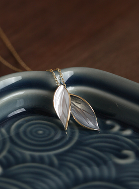 精致文艺纯银项链送女友