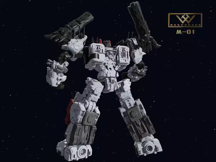 W-Resources M-01 钢铁要塞 大白 FOC 猛大帅 变形玩具模型可动 - 图2