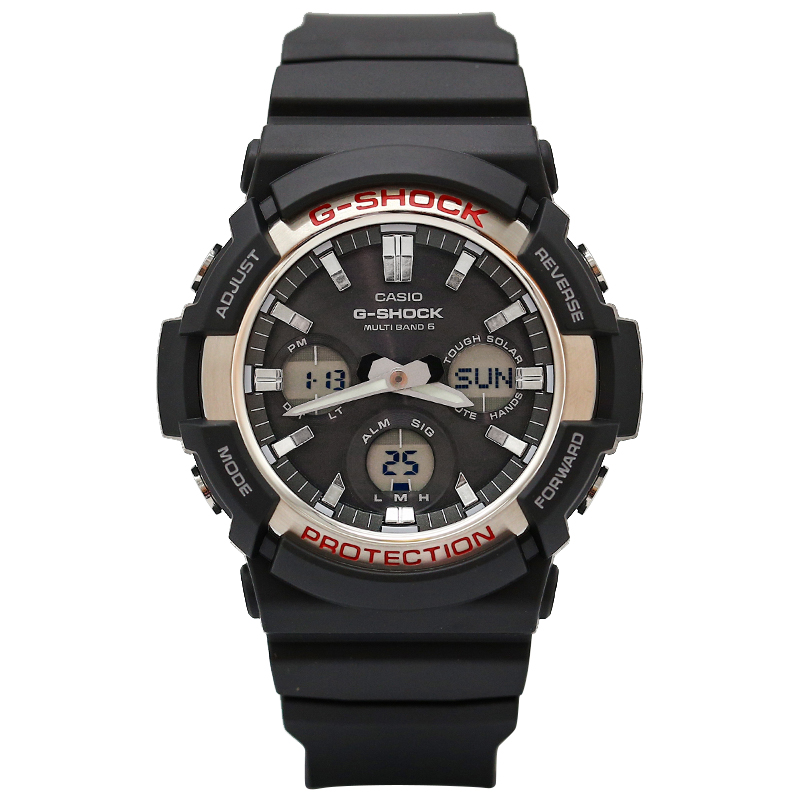 卡西欧手表G-SHOCK GAW-100-1/B/G/BNR /AWG 太阳能电波防水男表 - 图3