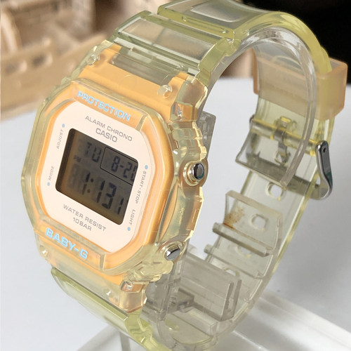 卡西欧手表电子防水运动女士腕表BGD-565SJ-9/2/7/GS-1/570BC-3/4 - 图1