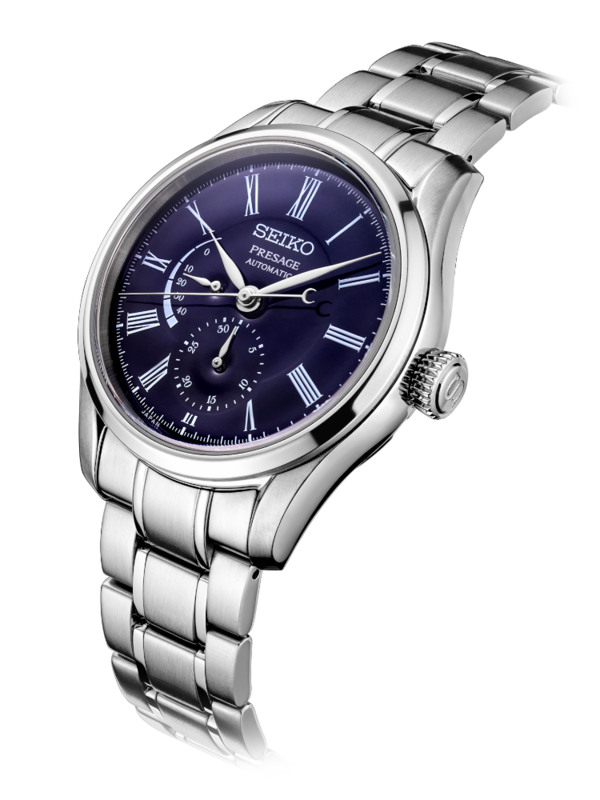 SEIKO精工手表6R机芯机械表月见蓝珐琅钢带男士腕表 SPB091J1/限 - 图2