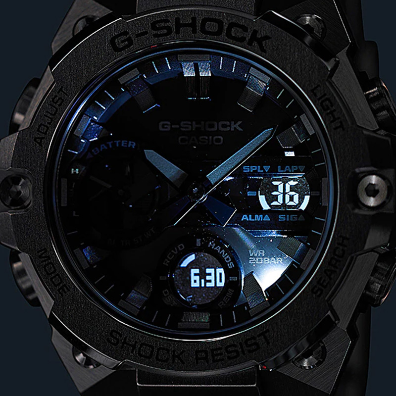 卡西欧手表G-SHOCK GST-B400D-1A/AD-1A4/BD-1A2太阳能蓝牙男腕表 - 图1