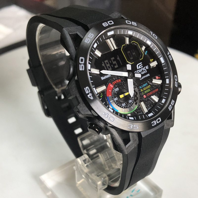 卡西欧Edifice ECB-40YMP-1A/900YDB-1B/YMP 防水蓝牙石英男手表 - 图1