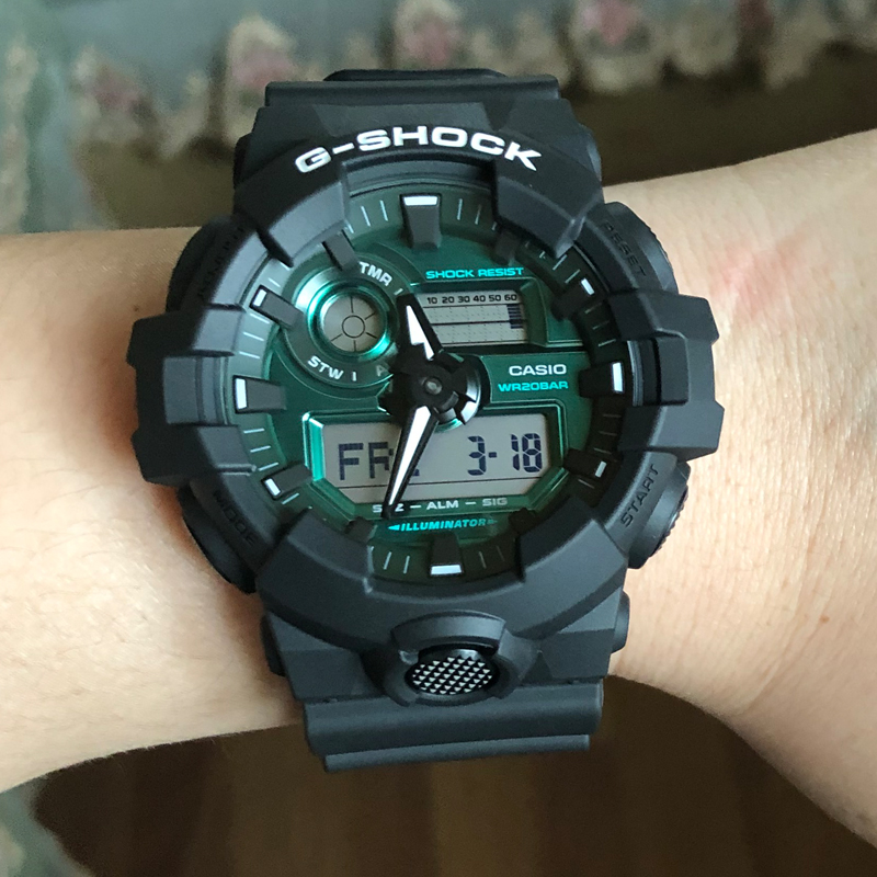 卡西欧手表G-SHOCK GA-700MG-1A/710GB/1A2/GBX-1A4 运动电子男表 - 图0