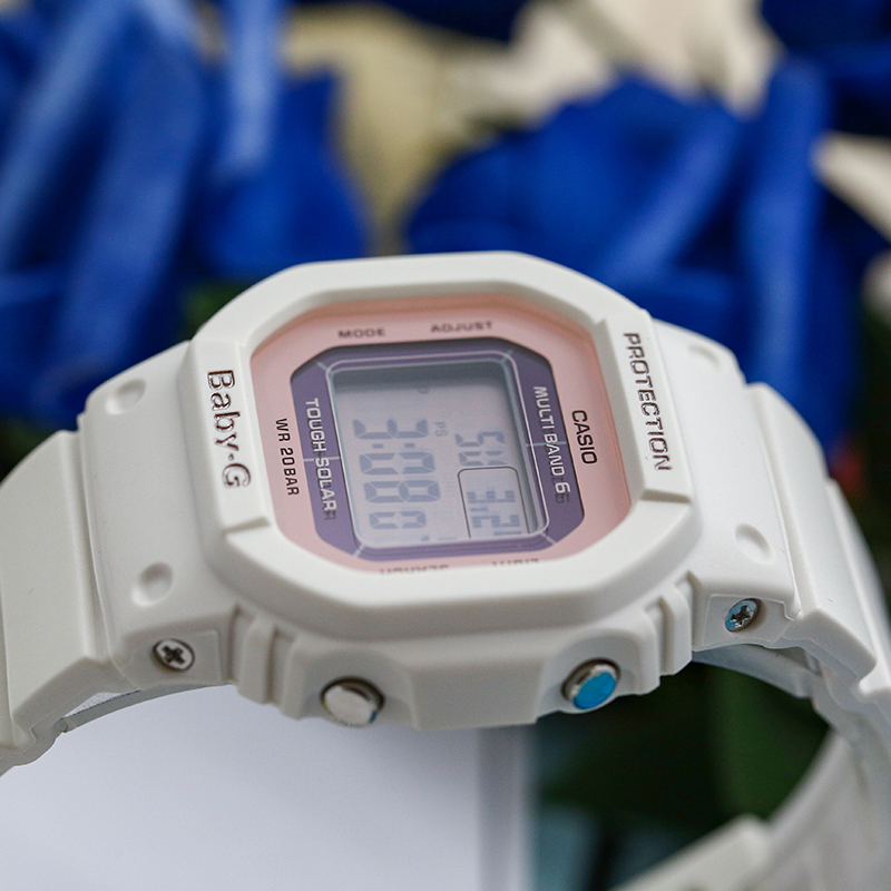太阳能电波运动防水女表 1B 7D 5000 BGD G BABY 手表 CASIO 卡西欧 太阳能电波运动防水女表 1B 7D 5000 BGD G BABY 手表 CASIO 卡西欧