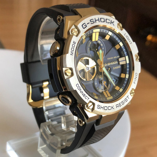 卡西欧G-SHOCK GST-B100GB-1A9/D-2A/1A/X-1A/XB太阳能蓝牙男手表 - 图1