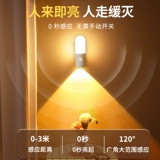 Зарядные атмосферные огни без проводки и перемешивания, коридор и коридор ночью, приведите ночные огни спальни для спальни