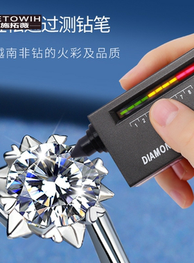 ECETOWIHs925纯银指女开口1克拉