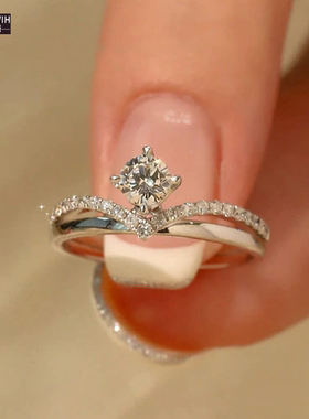 ECETOWIH新款纯银莫桑指女公主