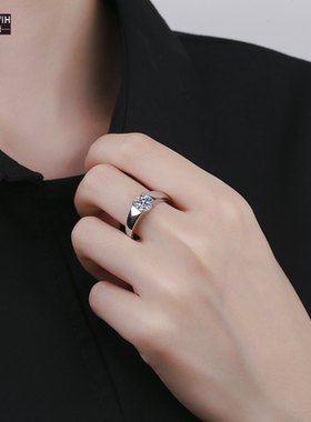 ECETOWIHs925纯银男士白小光身莫