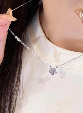 DESIWCEN德斯琛S999纯银项链女小