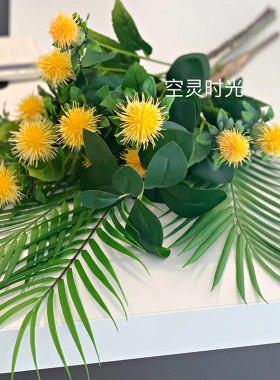 欧式仿真婚庆海胆拍摄道具餐桌花