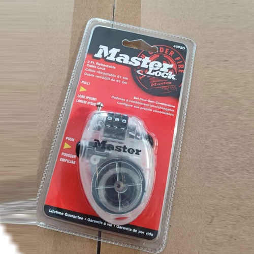 头盔锁自行车锁电动摩托车背包行李伸缩密码锁雪板防盗钢丝密码锁 - 图2