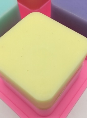 正方形手工皂模具diy香皂模型硅胶自制肥皂冷皂精油皂工具材料120