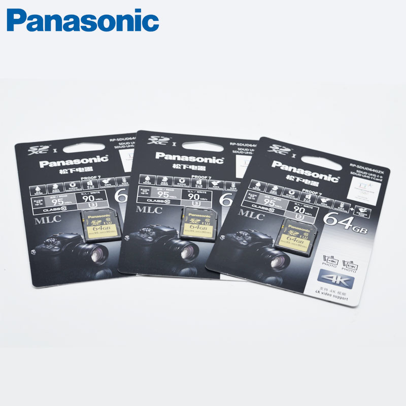 panasonic/松下 RP-SDUD64GZX 闪存卡64G SD 95M/S支持4K视频正品 - 图2