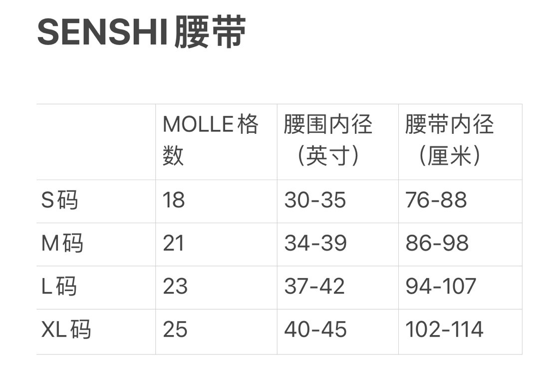 AFG ronin浪人腰带senshi战术molle腰封45mm国产眼镜蛇 BT22 - 图0