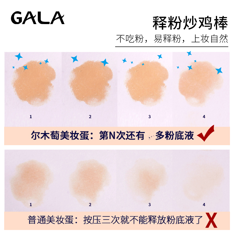 正品尔木萄美妆蛋葫芦海绵套装细腻柔软弹力服帖不吃粉干湿两用女 - 图2