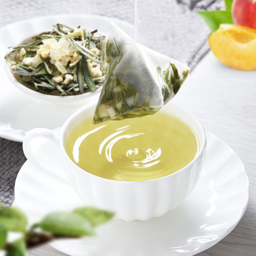 中闽飘香蜜桃绿茶冷泡茶日本水果茶罐装茶叶袋泡花茶组合茶包 - 图1