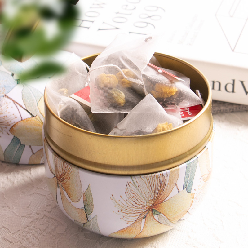 中闽飘香旗舰店买1送1 菊花普洱茶胎菊花茶黑茶菊花茶养生袋泡花茶组合茶包冷泡2