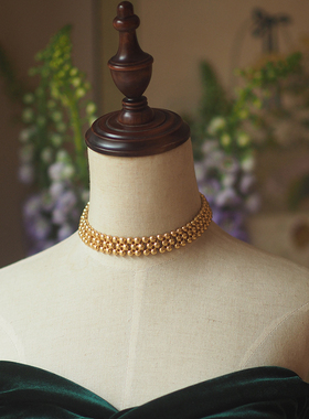 中古vintage项链翠法丽Trifari