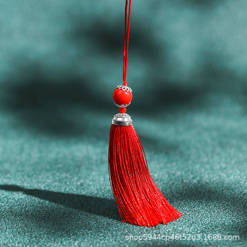 中国结流苏吊穗结婚喜糖盒装饰书签伴手礼盒挂饰婚庆用品大全 - 图0