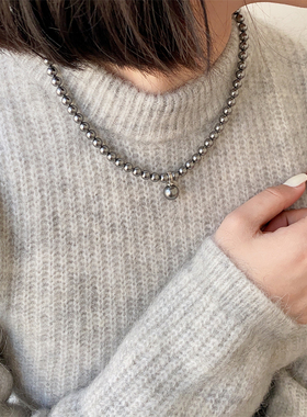 OPs正圆强光气质大珍珠吊坠