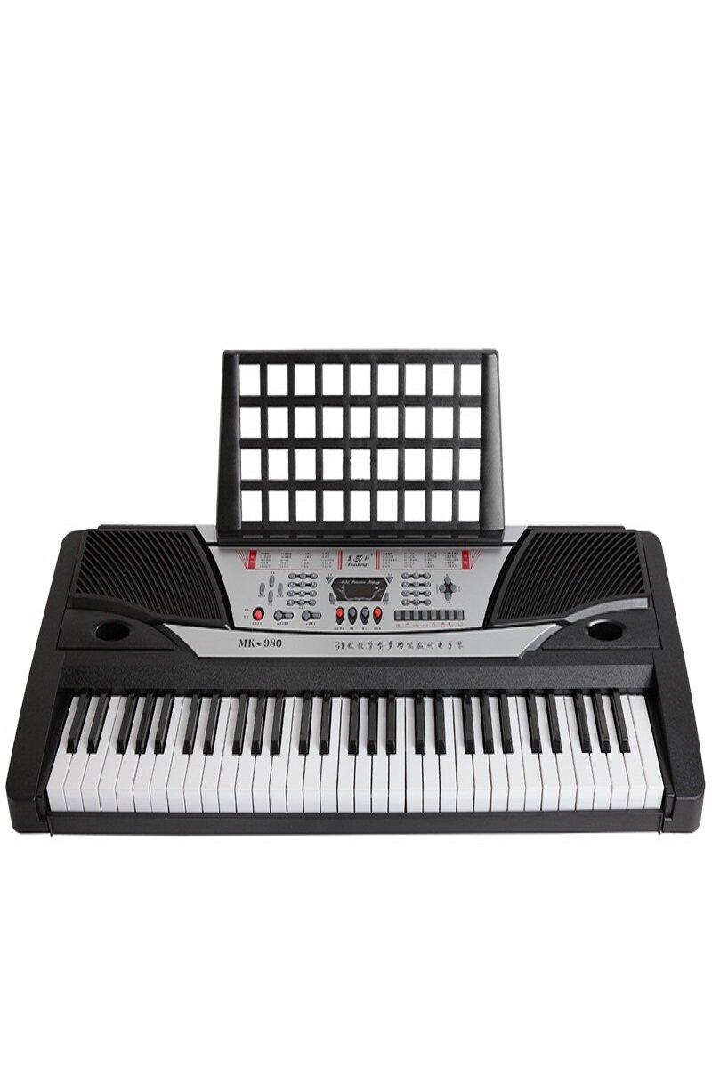 儿童初学入门幼师成年专业教学琴通用61键美科电子琴mk-980成人