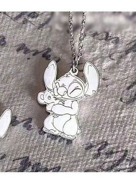 史迪奇拥抱公仔项链卡通可爱