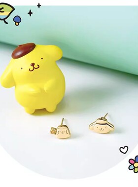 LoveampPeace系列布丁狗耳环