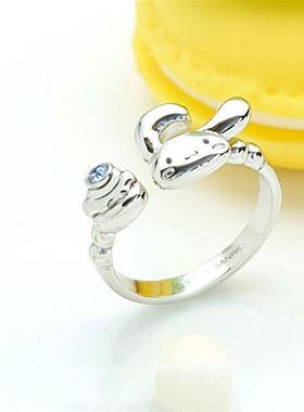 玉桂狗大耳狗甜点系列戒指女