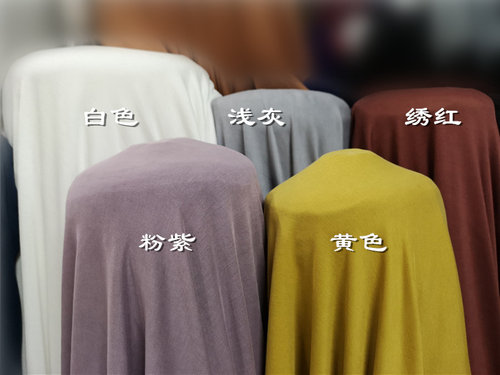 纯色天丝布料 连衣裙衬衣服装面料 田园凉爽布料针织铜氨丝布料 - 图1